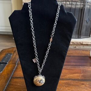 Chico’s Silver & Gold Long Necklace - Worn Once